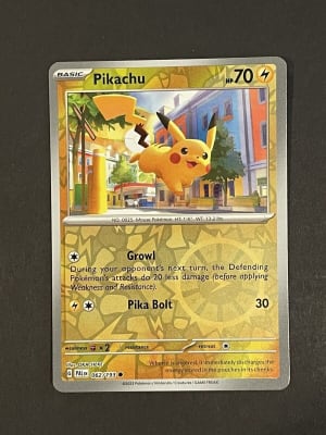 Pikachu McDonalds promo TCG card